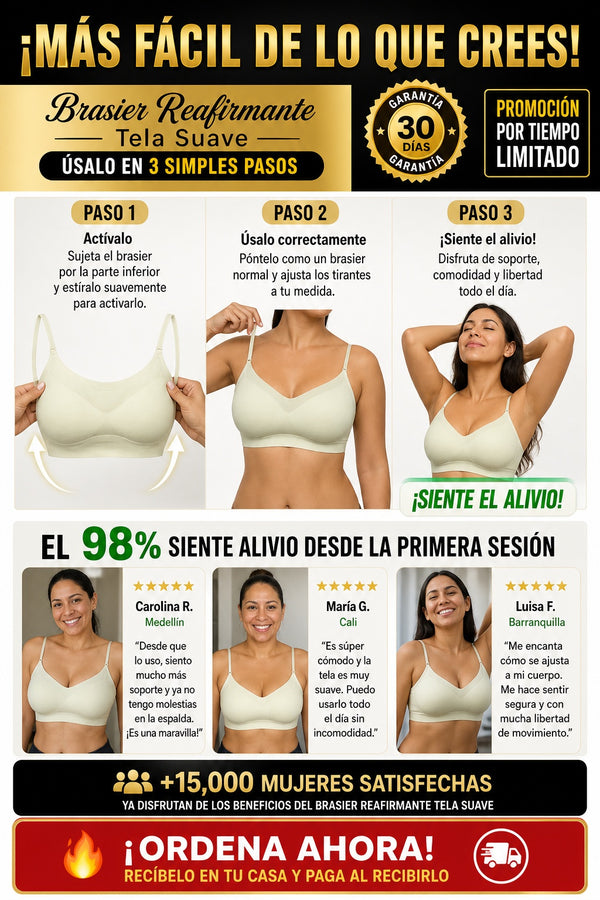 Brasier Reafirmante Tela Suave - imagen 8