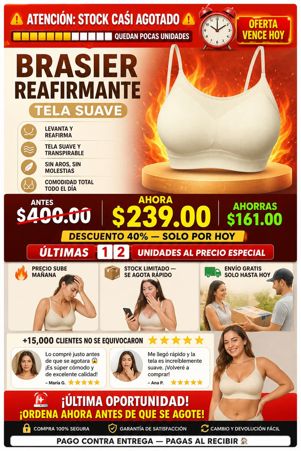 Brasier Reafirmante Tela Suave - imagen 10